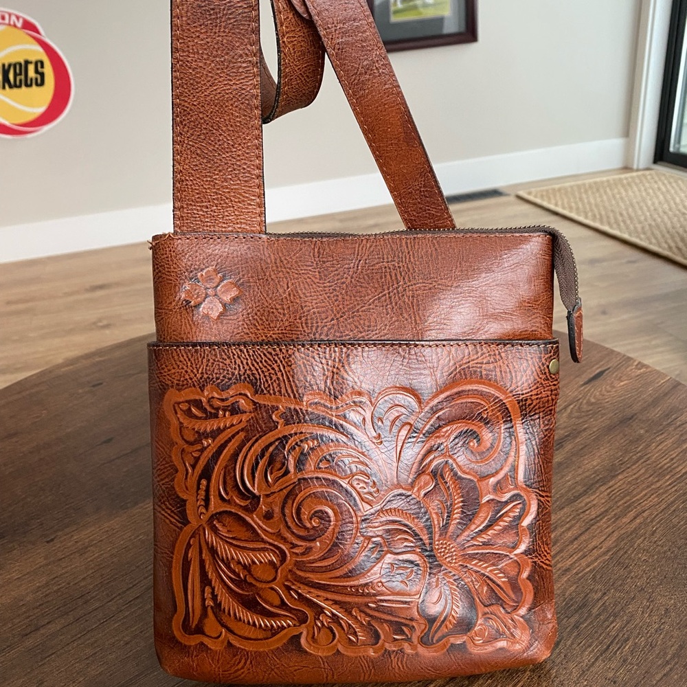 Patricia Nash Tooled Leather Crossbody